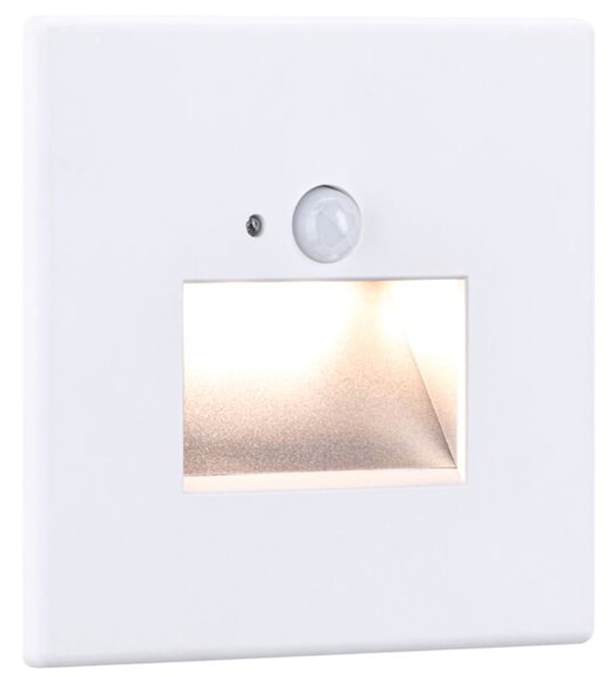 Lampa przyschodowa Edge LED z czujnikiem ruchu i zmierzchu biała  - zdjęcie 4