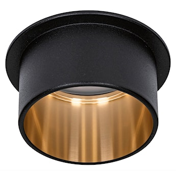 Lampa podtynkowa Gil LED czarno-złoty mat