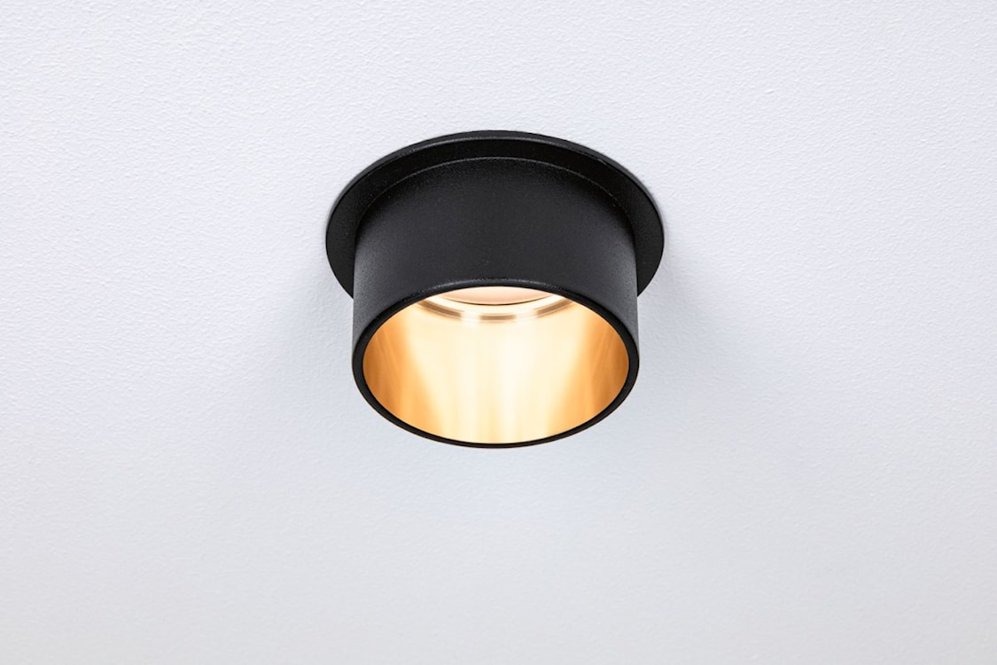 Lampa podtynkowa Gil LED czarno-złoty mat  - zdjęcie 3