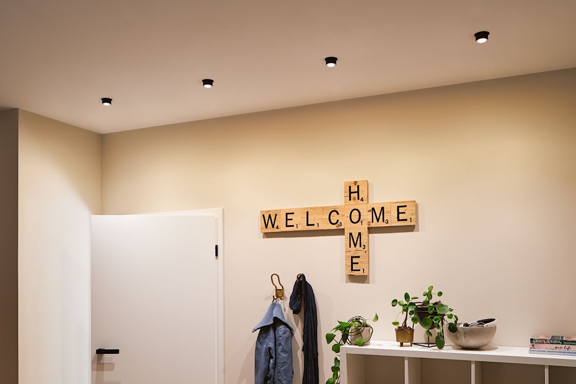 Lampa podtynkowa Gil LED czarno-srebrny mat  - zdjęcie 2