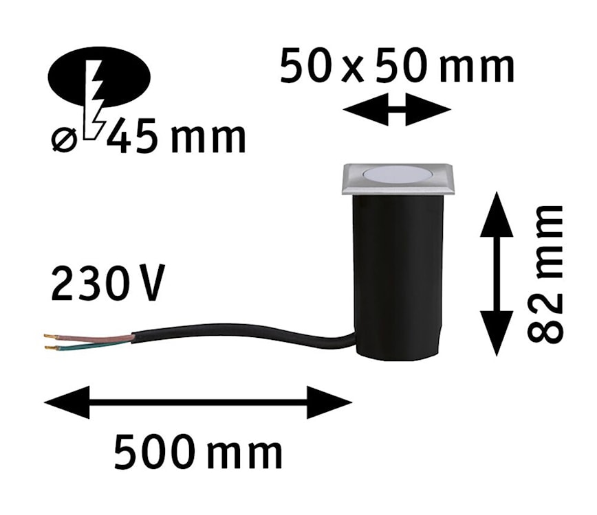 Lampa dogruntowa House LED srebrna  - zdjęcie 6