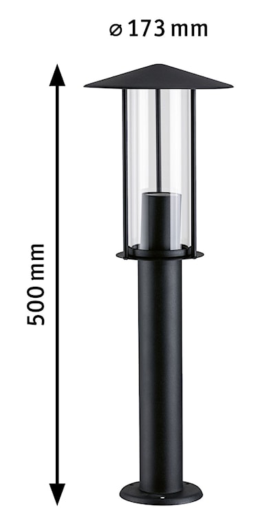 Lampa ogrodowa Classic ciemnoszara  - zdjęcie 6