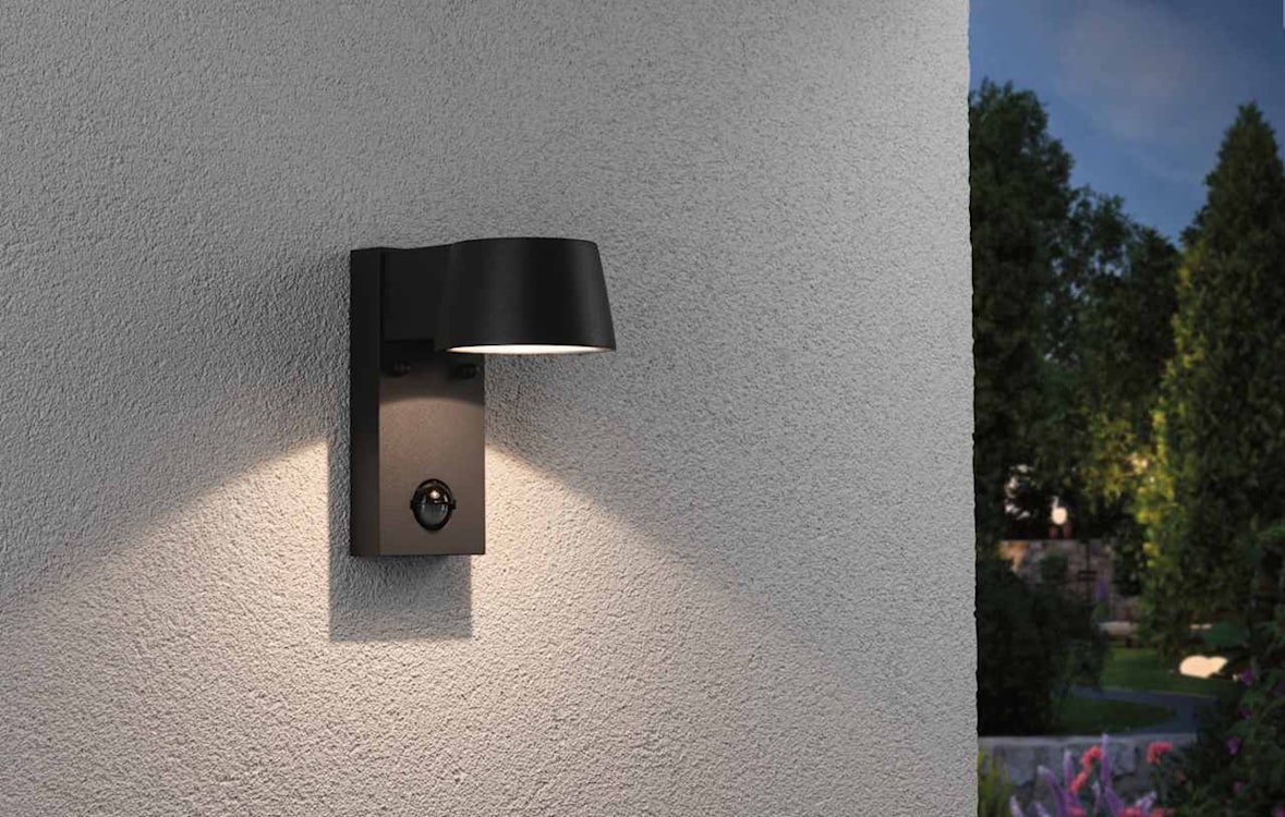 Kinkiet zewnętrzny Capea LED z czujnikiem ruchu i zmierzchu antracytowy  - zdjęcie 3