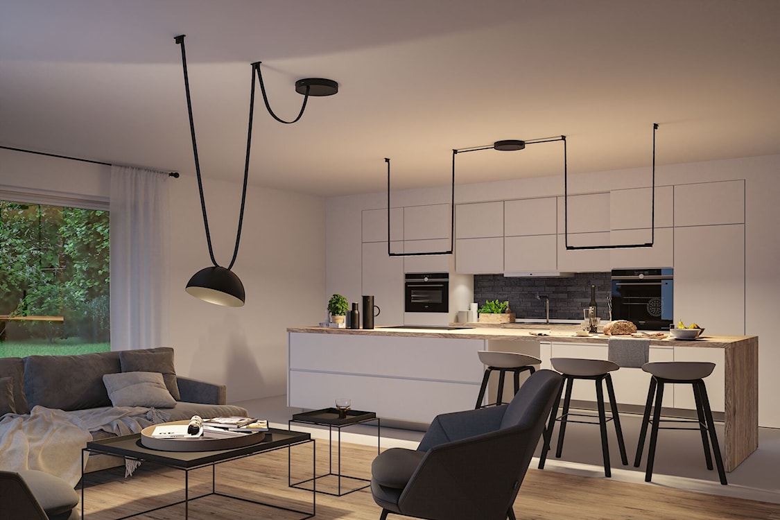 Lampa do systemu taśmowego ULine Bol LED czarna  - zdjęcie 4