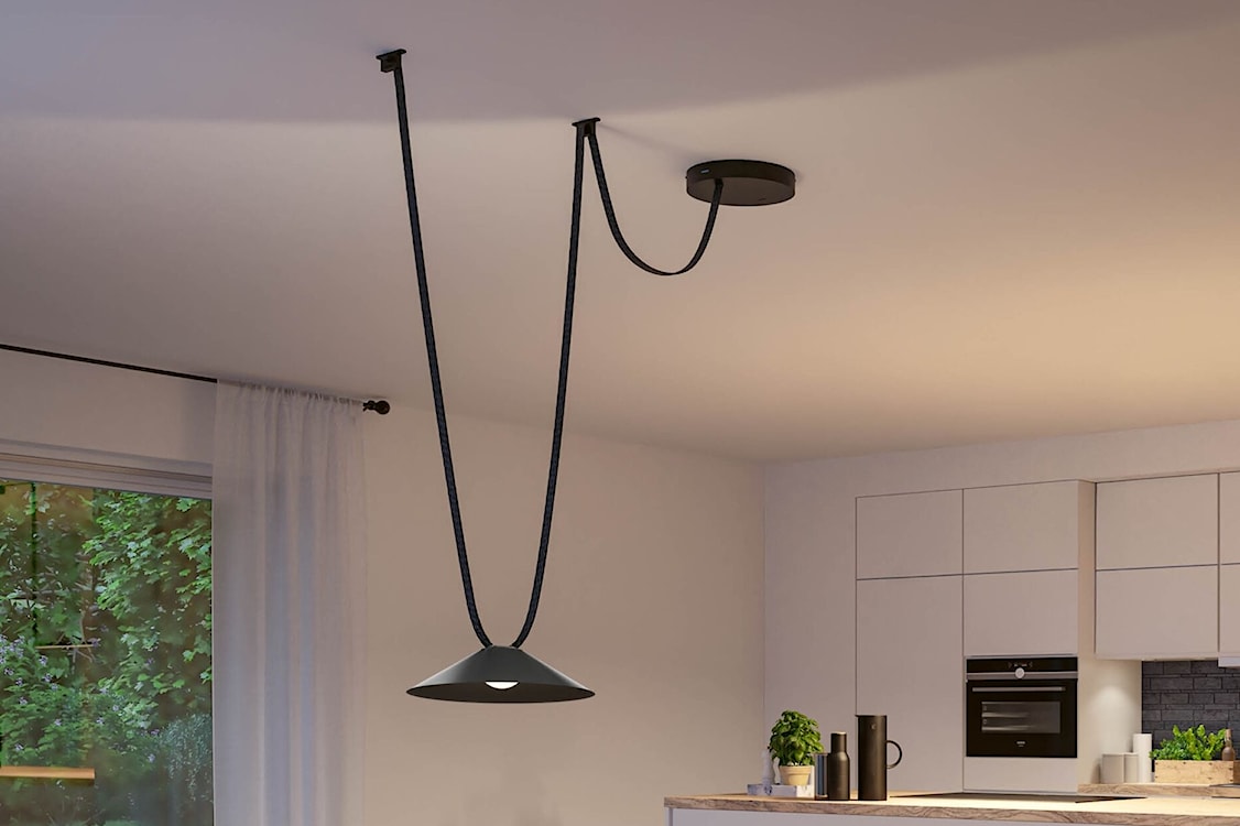 Zestaw kompletny systemu ULine Cone LED 5 m czarny  - zdjęcie 2