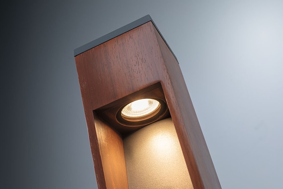 Lampa ogrodowa Trabia LED brązowa  - zdjęcie 4