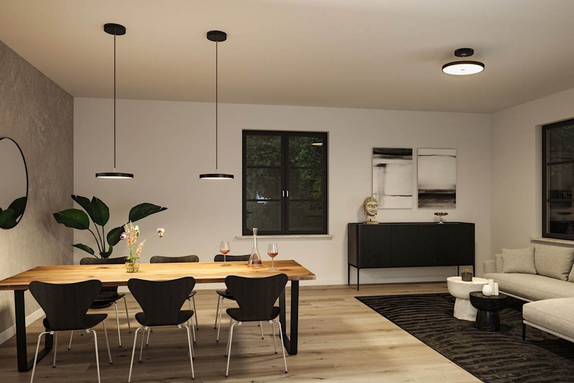 Lampa wisząca Hildor LED czarny mat  - zdjęcie 2
