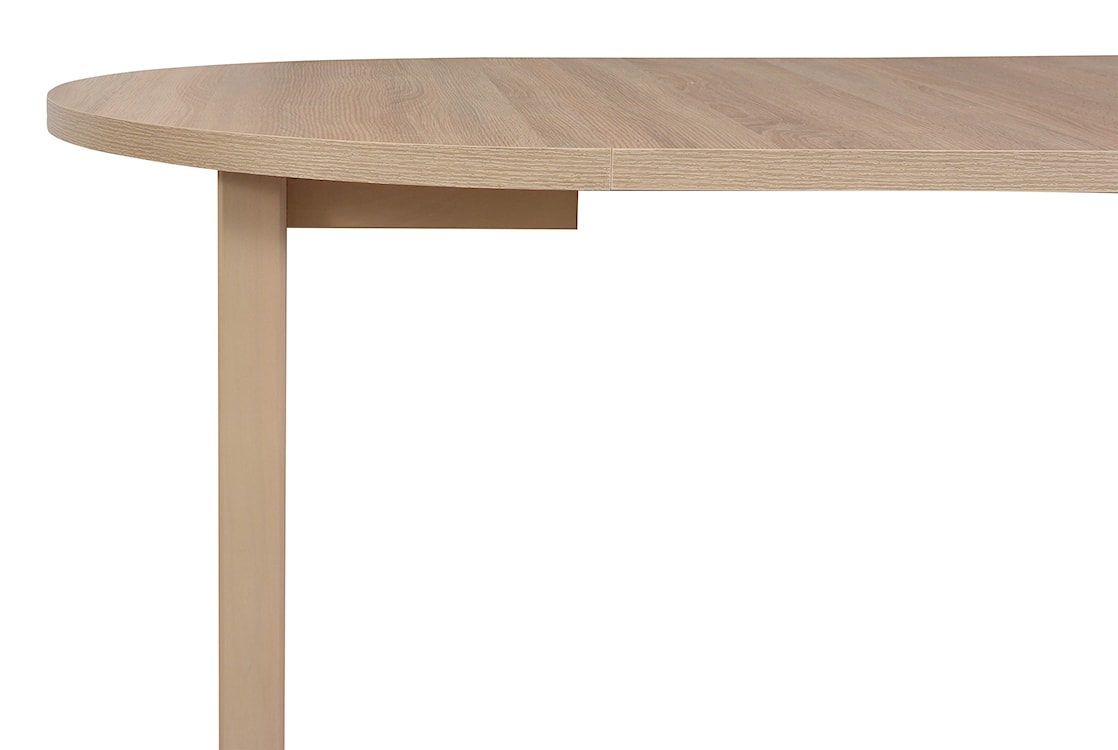 Stół drewniany do jadalni rozkładany Clinver 100-180x100 cm dąb sonoma  - zdjęcie 3