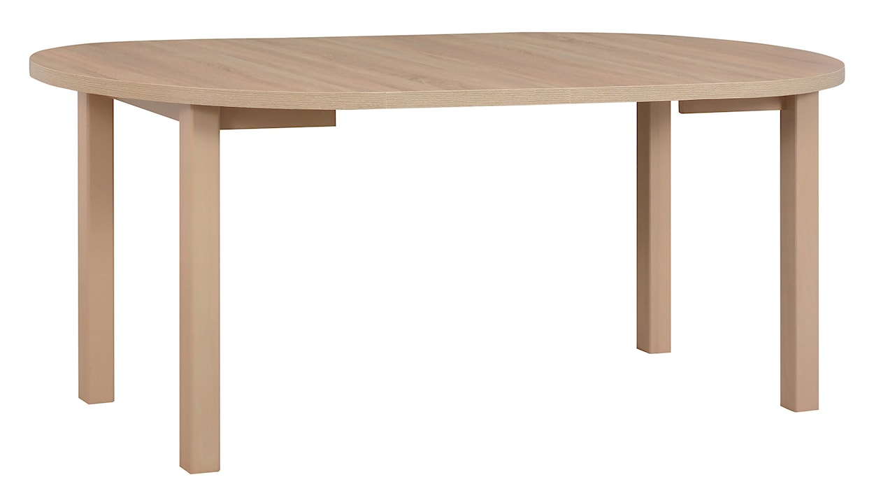 Stół drewniany do jadalni rozkładany Clinver 100-180x100 cm dąb sonoma  - zdjęcie 2