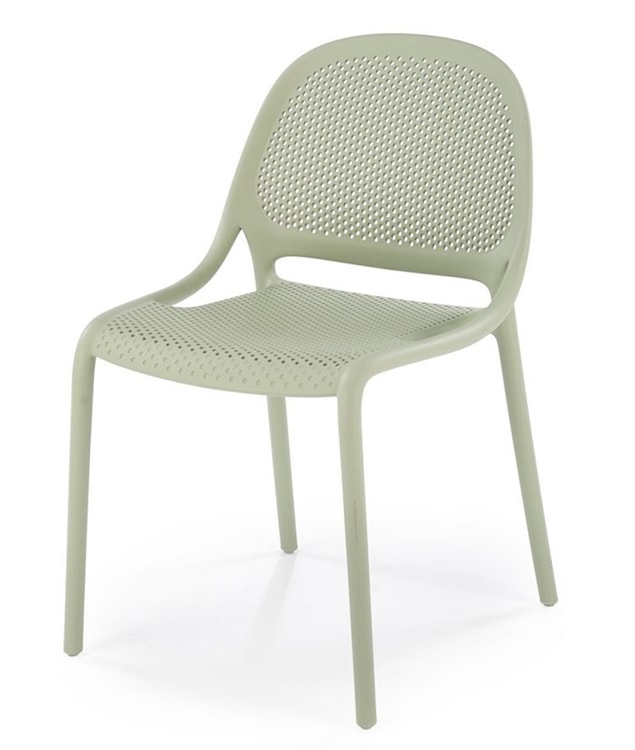 Krzesło z tworzywa Daveric miętowe  - zdjęcie 3