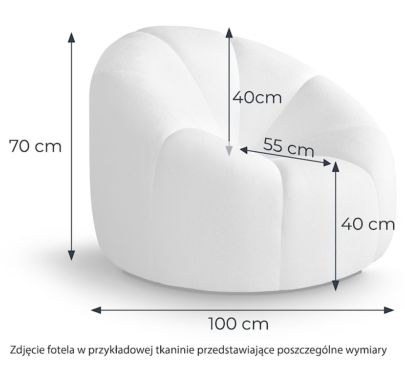 Fotel obrotowy Pumpkini czarny plecionka hydrofobowa  - zdjęcie 6