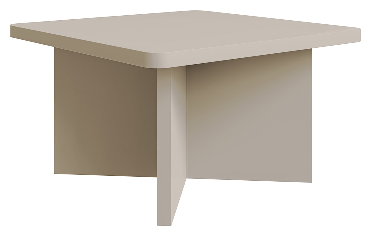 Stolik kawowy Qubeo kwadratowy 60 cm kaszmir  - zdjęcie 3