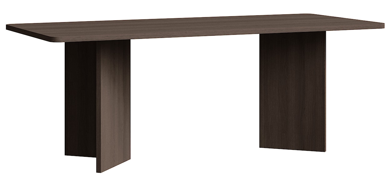 Stół do jadalni Qubeo 204x90 cm jesion prestige bronze 