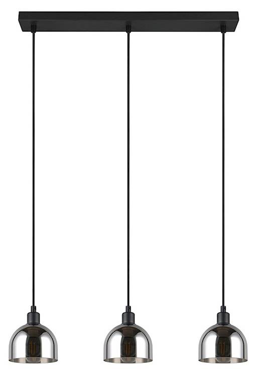 Lampa wisząca Molly x3 czarna  - zdjęcie 3