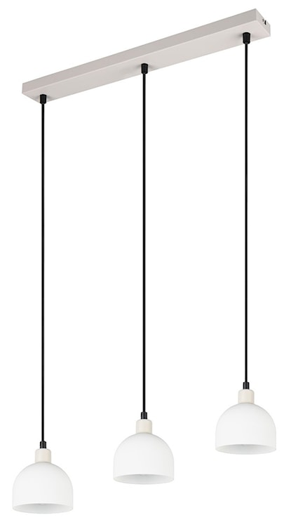 Lampa wisząca Molly x3 szara