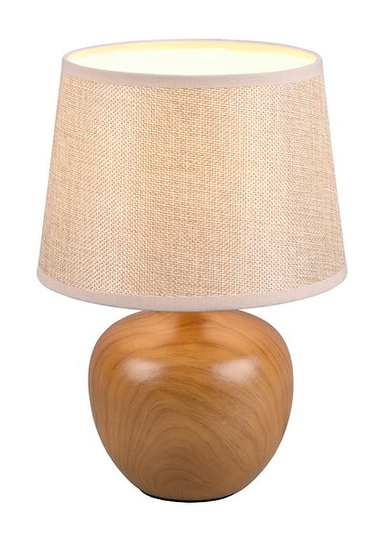 Lampa stołowa Luxor 26 cm brązowo-beżowa 