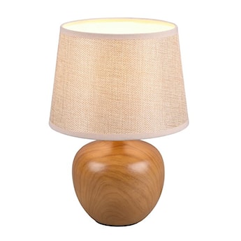 Lampa stołowa Luxor 26 cm brązowo-beżowa