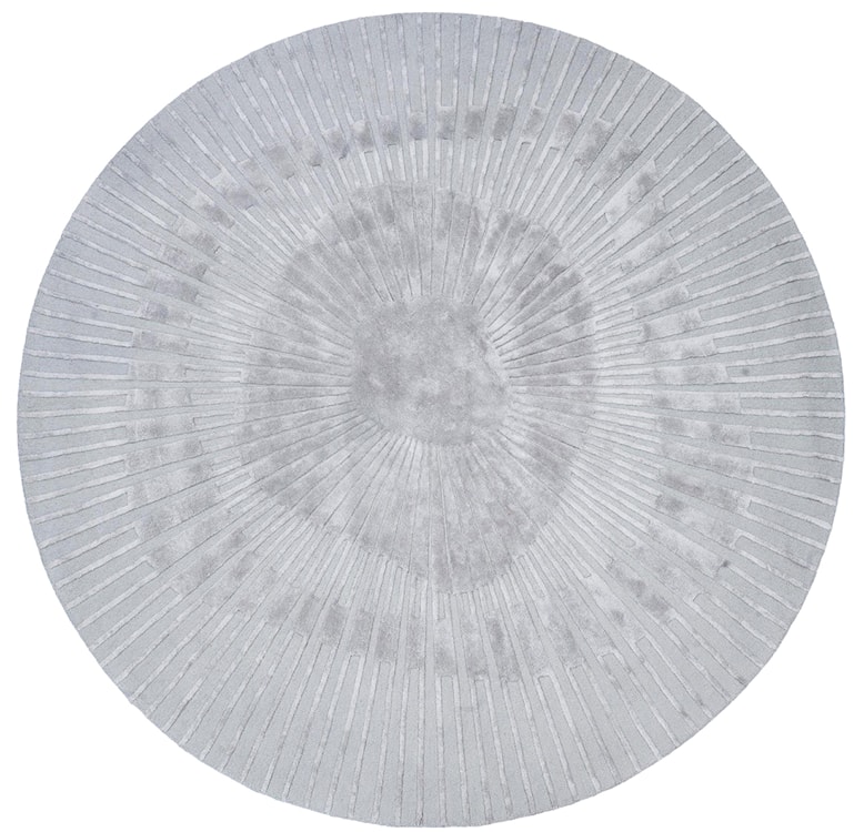 Dywan Radius 200 cm z wełną szary