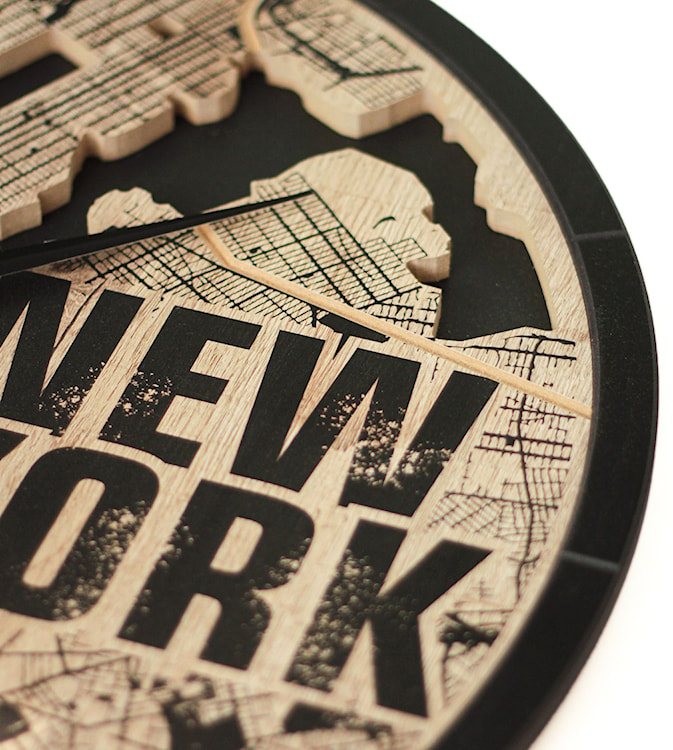 Zegar ścienny Relatise średnica 57 cm Nowy Jork  - zdjęcie 5