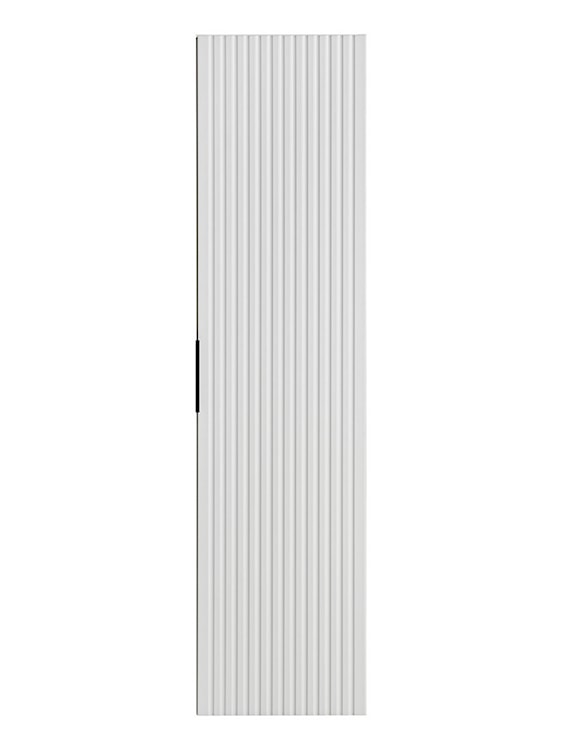 Regał łazienkowy Temirni 35 cm wiszący biały lamele  - zdjęcie 4