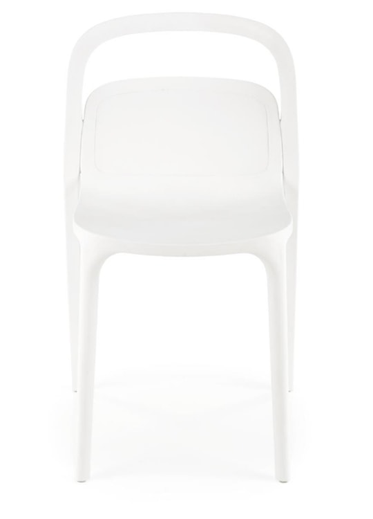 Krzesło z tworzywa Collously białe  - zdjęcie 5
