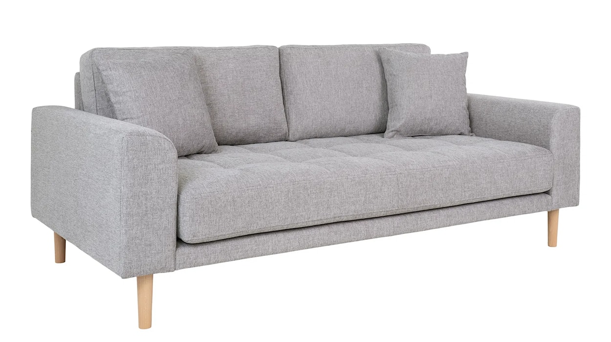 Sofa Dagmarri 180 cm jasnoszara  - zdjęcie 2