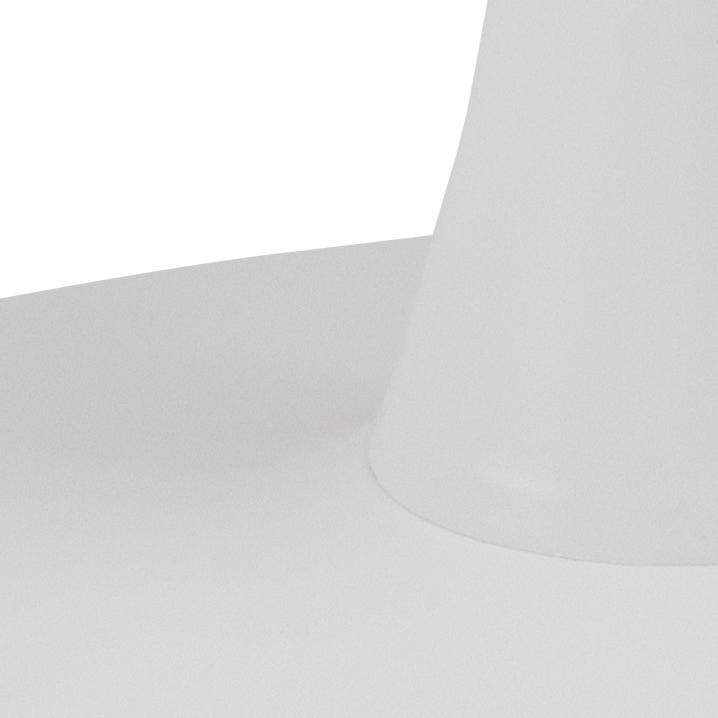 Kwadratowy stolik jadalniany Roshly biały o marmurowym wzorze 90 cm  - zdjęcie 5