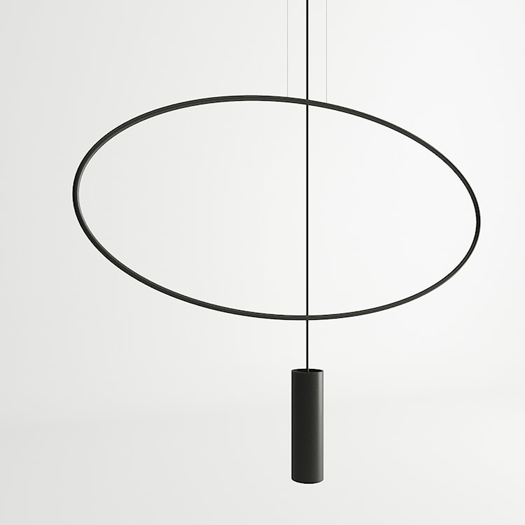 Lampa wisząca Sancing 81 cm czarna  - zdjęcie 4