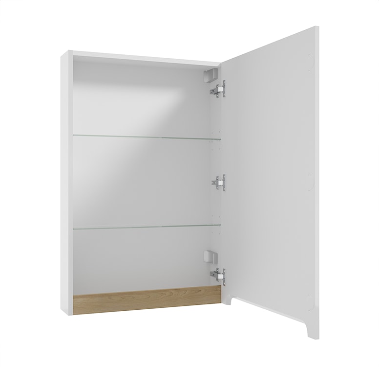 Szafka łazienkowa wisząca Saeli jednodrzwiowa 60x90x15 cm  - zdjęcie 3
