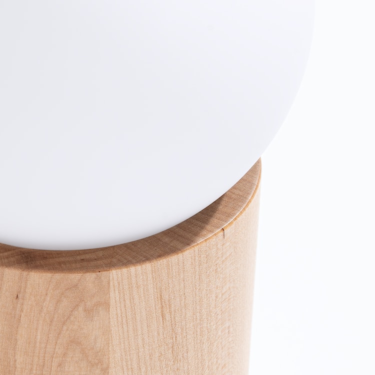 Lampka na biurko Sulpful naturalne drewno  - zdjęcie 4