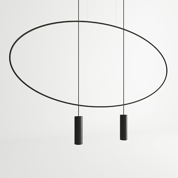Lampa wisząca Sancing 131 cm czarna  - zdjęcie 4
