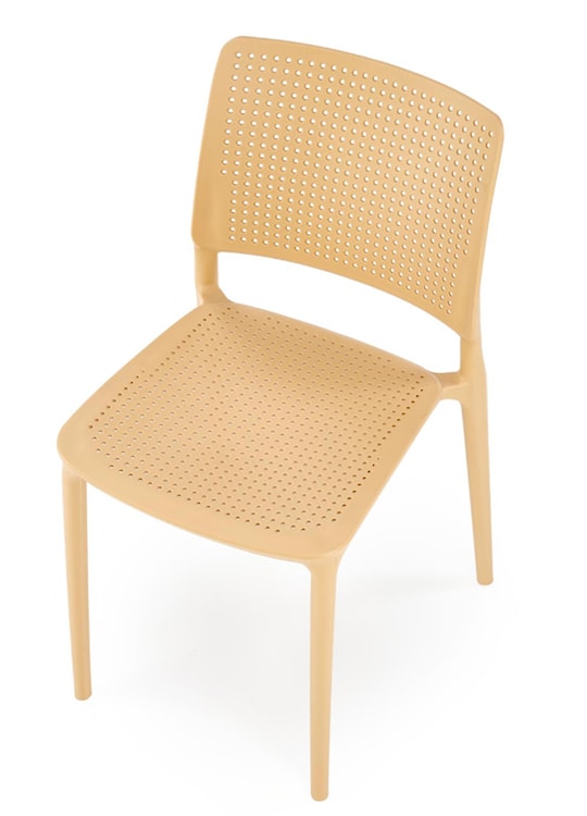 Krzesło z tworzywa Discyll pomarańczowy  - zdjęcie 5