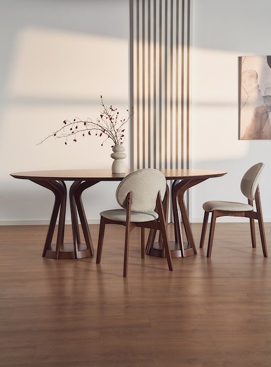 Stół do jadalni Stenne 200x110 cm orzech  - zdjęcie 5