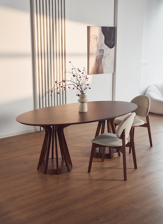 Stół do jadalni Stenne 200x110 cm orzech  - zdjęcie 6