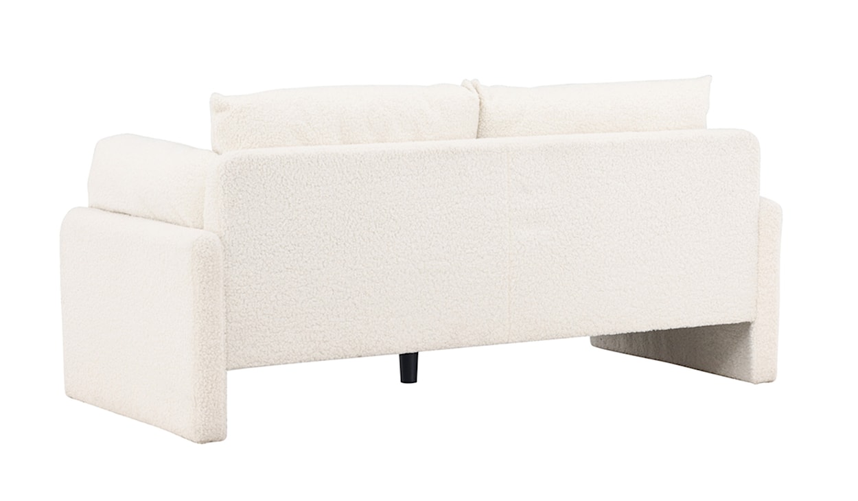 Sofa dwuosobowa Shaflane w tkaninie boucle biała  - zdjęcie 11