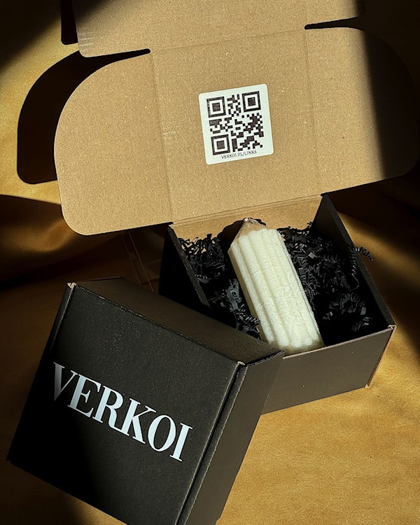 Świeca z wosku palmowego Simple Średnia 100 g  - zdjęcie 5