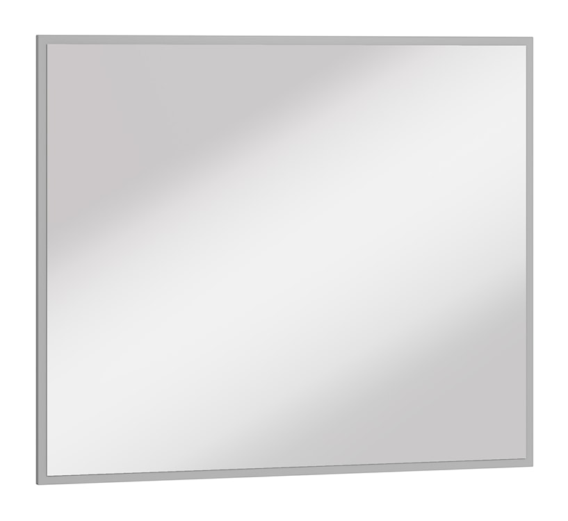 Lustro ścienne Simply prostokątne 92x77 cm w szarej ramie 