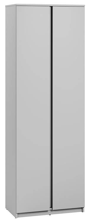 Szafa dwudrzwiowa Simply 69 cm szara 