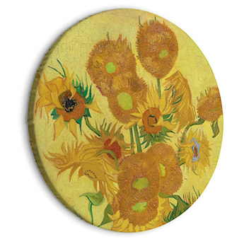 Obraz okrągły Słoneczniki Vincent van Gogh średnica 40 cm