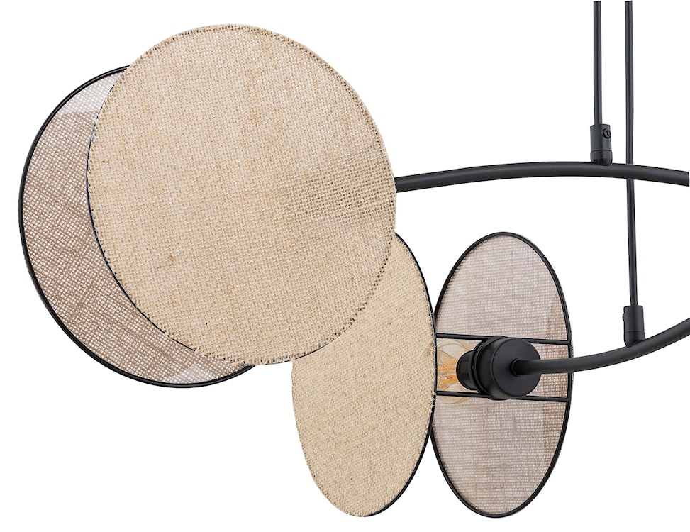 Lampa wisząca Soliess kremowa x4  - zdjęcie 6