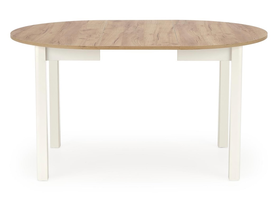 Stół rozkładany Nelloom 102-142x102 dąb craft/ biały  - zdjęcie 6
