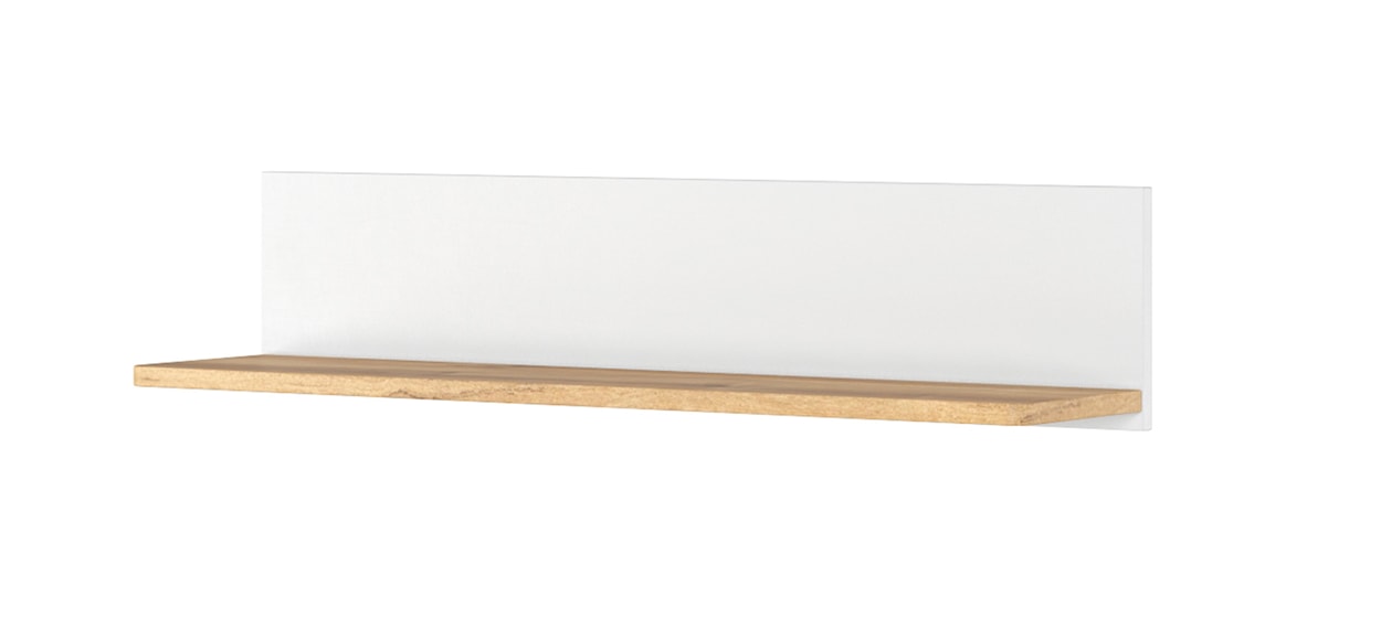Półka do pokoju dziecięcego Story 110 cm biała/dąb nash 