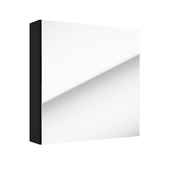 Szafka łazienkowa wisząca Stouq 60x60x15 cm z lustrem czarna