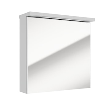 Szafka łazienkowa wisząca Stouq 61x60x20 cm lustrzana biała LED