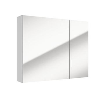 Szafka łazienkowa wisząca Stouq 75x60x15 cm z lustrem biała