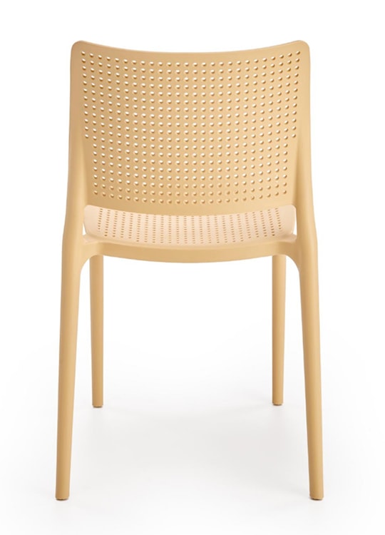 Krzesło z tworzywa Discyll pomarańczowy  - zdjęcie 3
