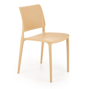 Krzesło z tworzywa Discyll pomarańczowy
