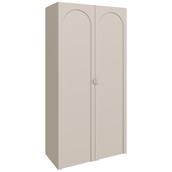 Szafa dwudrzwiowa Arkadia z frezowanym frontem 100 cm kaszmir