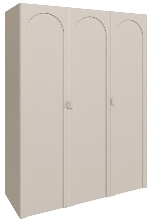Szafa trzydrzwiowa Arkadia z frezowanym frontem 150 cm kaszmir 