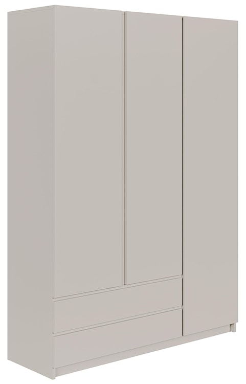 Szafa trzydrzwiowa Bemmi z dwiema szufladami 150 cm kaszmir